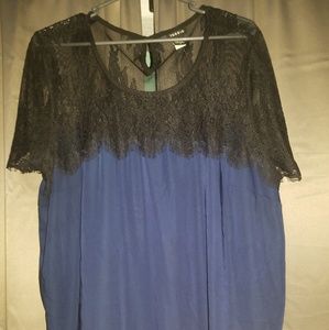 Chiffon and Lace top